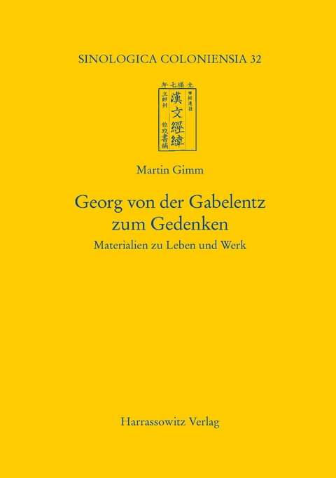Georg von der Gabelentz zum Gedenken - Martin Gimm