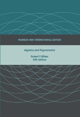 Algebra and Trigonometry - Robert Blitzer