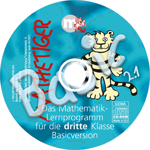 Mathetiger Basic 3, Version 2.1, CD-ROM