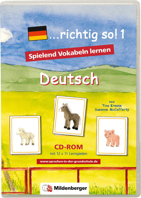 ... richtig so!. Lernspiele für den Deutsch-Förderunterricht / ... richtig so! 1 - Lernsoftware, Schullizenz - Tina Kresse, Susanne McCafferty