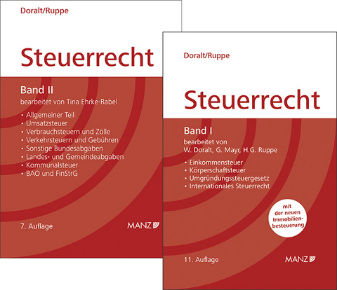 Paket Steuerrecht Band I 11. Aufl. + Band II 7. Aufl. - Werner Doralt, Hans Georg Ruppe