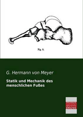 Statik und Mechanik des menschlichen Fußes - Hermann Von Meyer