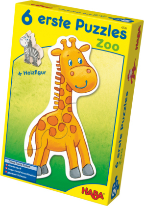 6 erste Puzzles - Zoo (Kinderpuzzle) - 