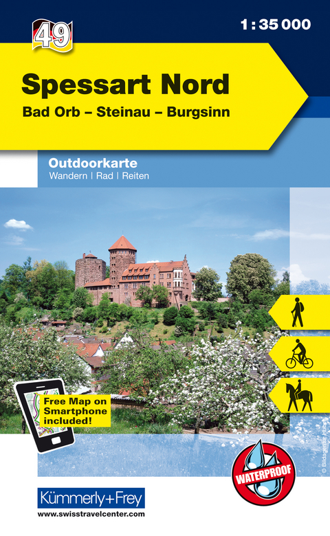 Spessart Nord Nr. 49 Outdoorkarte Deutschland 1:35 000