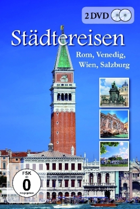 Städtereisen - Rom, Venedig, Wien, Salzburg, 2 DVDs