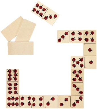 Dominospiel Marienkäfer (Kinderspiel) -  goki