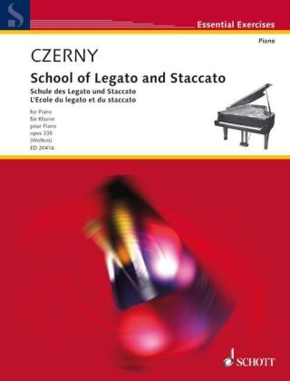 Schule des Legato und Staccato op.335, für Klavier - 