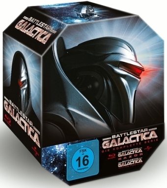 Battlestar Galactica - Die komplette Serie, 22 Blu-rays