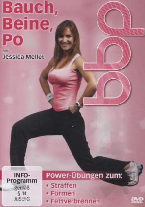 Bauch, Beine, Po mit Jessica Mellet - Straffen, Formen, Fett verbrennen, 1 DVD - 