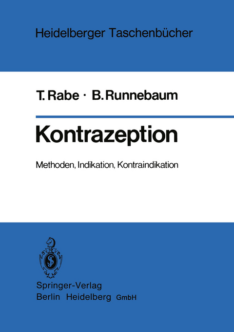 Kontrazeption - T. Rabe, B. Runnebaum