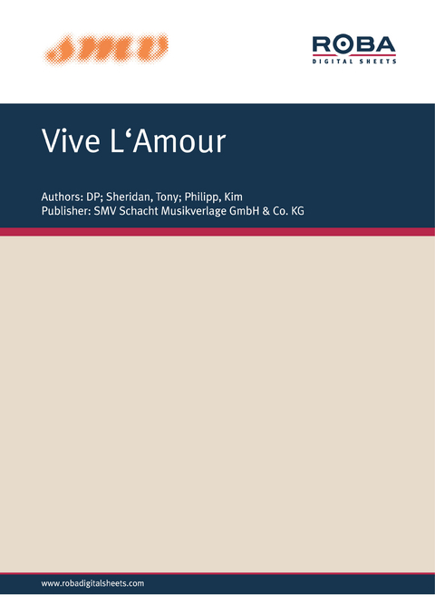 Vive L'Amour -  Dp, Tony Sheridan, Kim Philipp