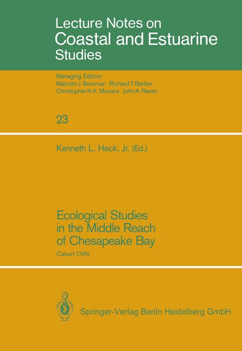 Ecological Studies in the Middle Reach of Chesapeake Bay - 