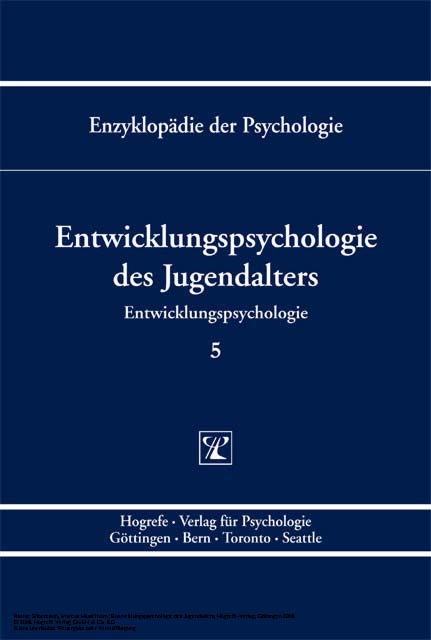 Entwicklungspsychologie des Jugendalters - 