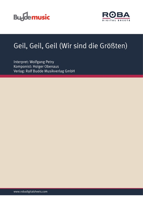 Geil, Geil, Geil (Wir sind die Größten) - Tom Card