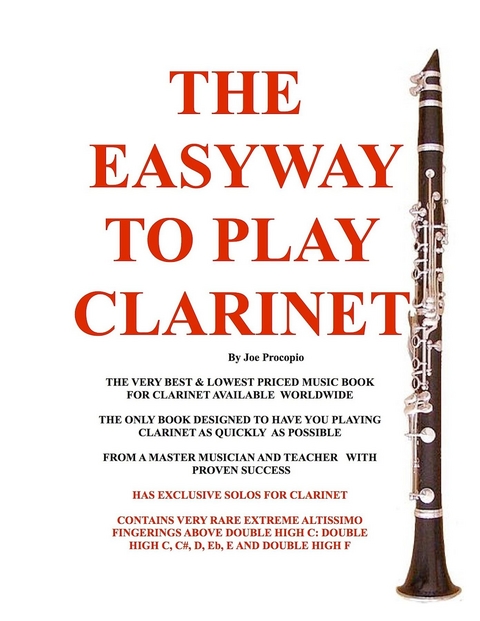 THE EASYWAY TO PLAY CLARINET -  Joseph G Procopio