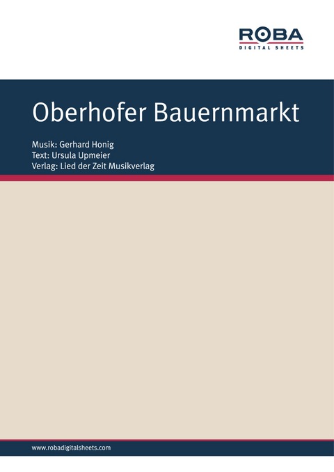 Oberhofer Bauernmarkt - Gerhard Honig, Ursula Upmeier