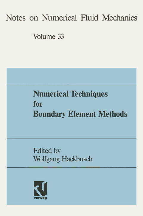 Numerical Techniques for Boundary Element Methods - Wolfgang Hackbusch