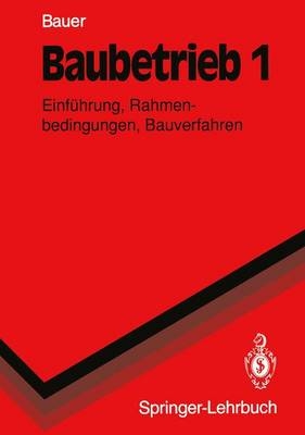 Baubetrieb 1 - Hermann Bauer