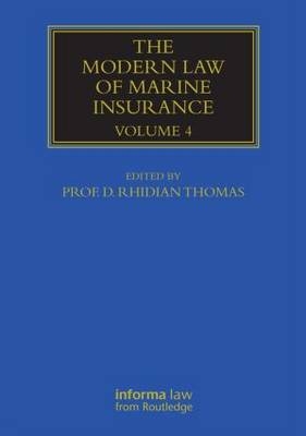 Modern Law of Marine Insurance - 