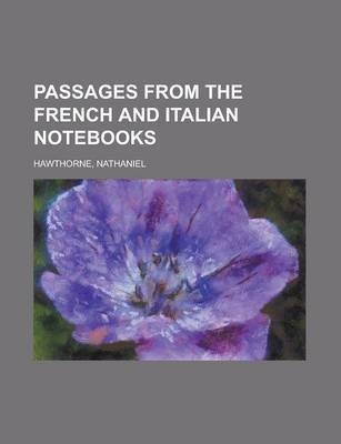 Passages from the French and Italian Notebooks Volume 1 - Nathaniel Hawthorne