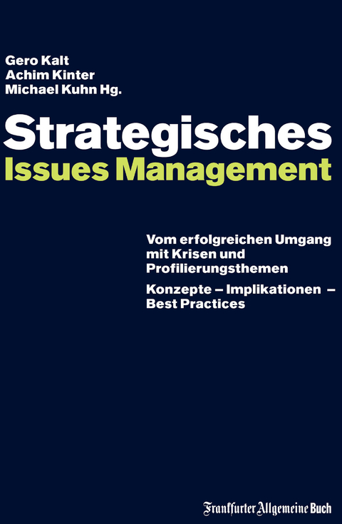 Strategisches Issues Management - 