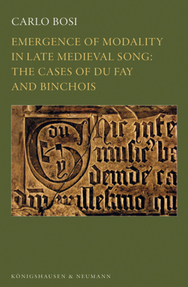 Emergence of Modality in Late Medieval Song: - Carlo Bosi