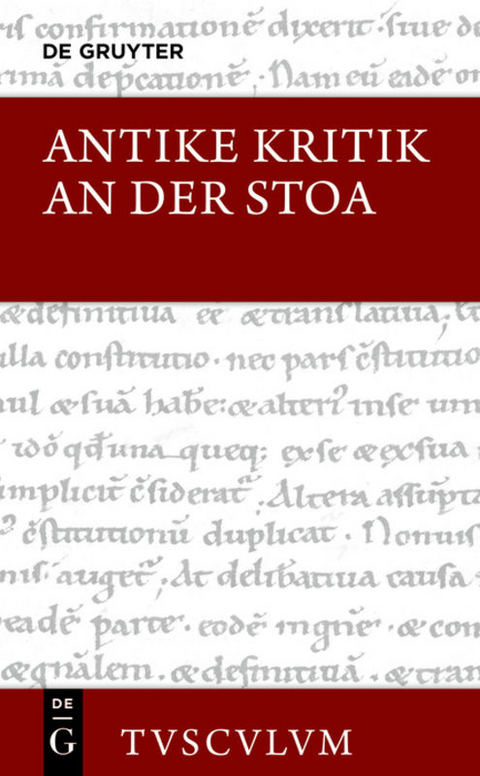 Antike Kritik an der Stoa - 