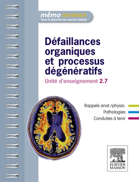 Défaillances organiques et processus dégénératifs -  Larry Bensoussan,  Laurent Sabbah,  Didier Simon,  Angele Soria,  Aures Chaib,  Genevieve Gridel,  Kiyoka KINUGAWA-BOURRON,  Valentine Mink,  Benjamin Planquette,  Morgan Roupret,  Marc-Antoine Rousseau,  Emmanuel Roze