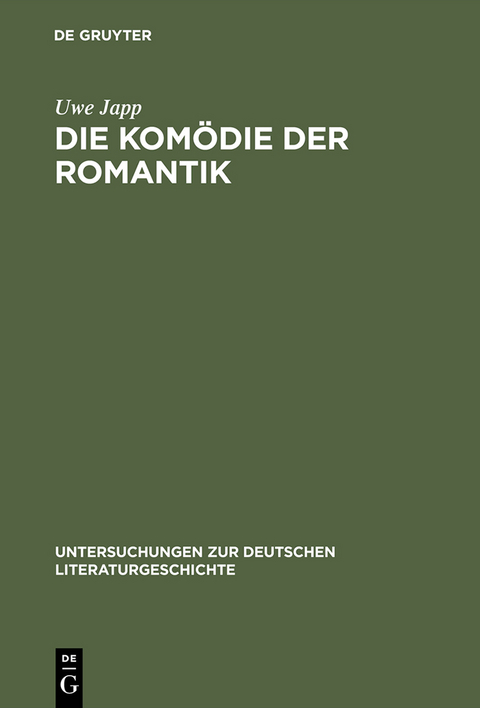 Die Komödie der Romantik - Uwe Japp