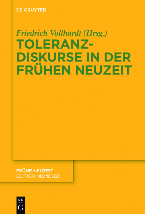 Toleranzdiskurse in der Frühen Neuzeit - 