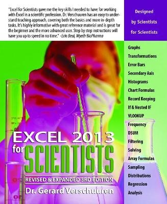 Excel 2013 for Scientists - Dr. Gerard Verschuuren