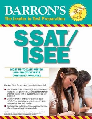 Barron's SSAT/ISEE - Kathleen Elliott, Carmen Geraci