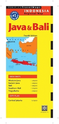 Java & Bali Travel Map Fourth Edition - 