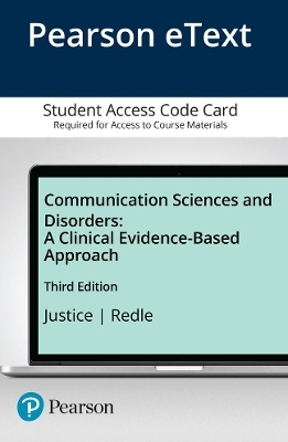 Communication Sciences and Disorders - Laura Justice, Erin Redle