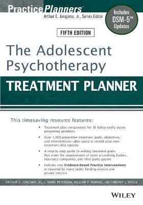 The Adolescent Psychotherapy Treatment Planner - David J. Berghuis, L. Mark Peterson, William P. McInnis, Timothy J. Bruce