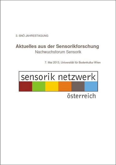 Aktuelles aus der Sensorikforschung - 