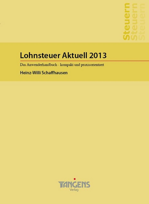 Lohnsteuer Aktuell 2013 - 