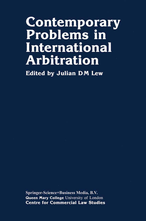 Contemporary Problems in International Arbitration - 