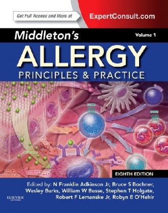 Middleton's Allergy 2-Volume Set - N. Franklin Adkinson Jr.  Jr., Bruce S Bochner, A Wesley Burks, William W Busse, Stephen T Holgate