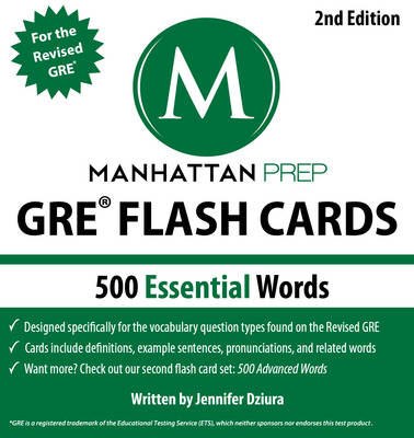 500 Essential Words: GRE Vocabulary Flash Cards -  Manhattan Prep