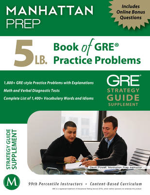 5 LB. Book of GRE Practice Problems -  Manhattan Prep