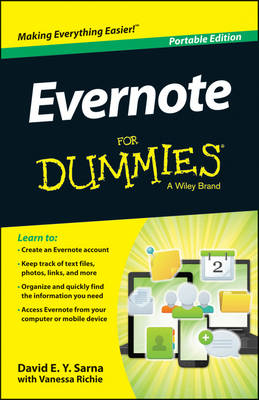 Evernote for Dummies (R) (Portable) - David E y Sarna