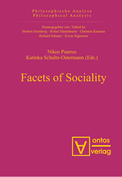 Facets of Sociality - 
