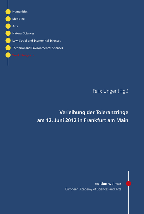 Verleihung der Toleranzringe am 12. Juni 2012 in Frankfurt am Main - 
