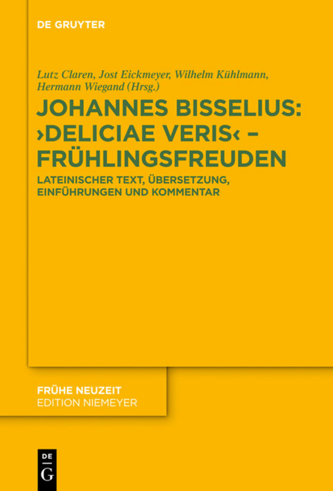 Johannes Bisselius: Deliciae Veris – Frühlingsfreuden - 