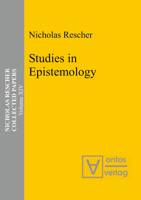 Collected Papers / Studies in Epistemology - 