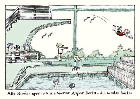 Alle Kinder-Postkartenset Motiv "Berta" - Martin Schmitz-Kuhl
