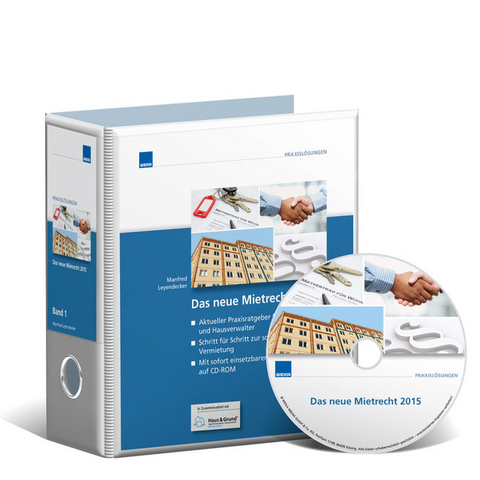 Das neue Mietrecht 2013, 2 Bände + CD-ROM Praxislösungen von A - Z mit Arbeitshilfen auf CD-ROM