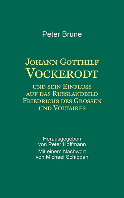 Johann Gotthilf Vockerodt - Peter Brüne