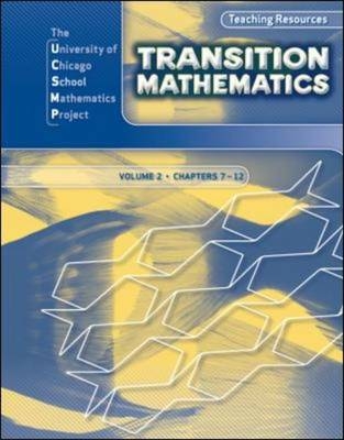Transition Mathematics: Teaching Resources Volume 2 -  Ucsmp